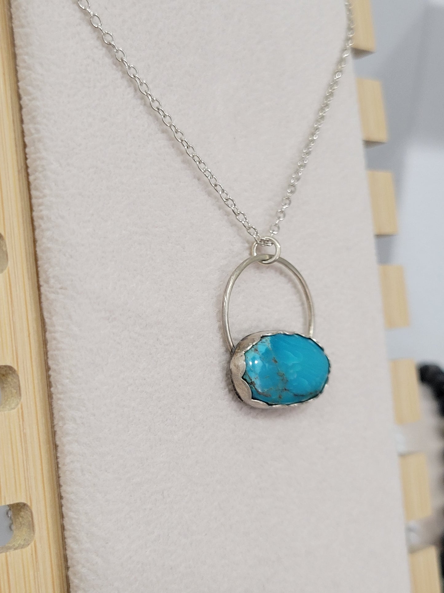 Turquoise & Sterling Pendant