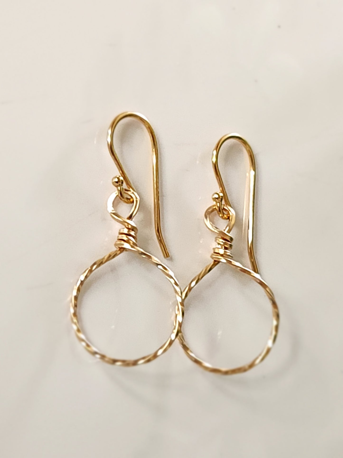 Shoreline Swirl Earrings 14k Gold-Filled