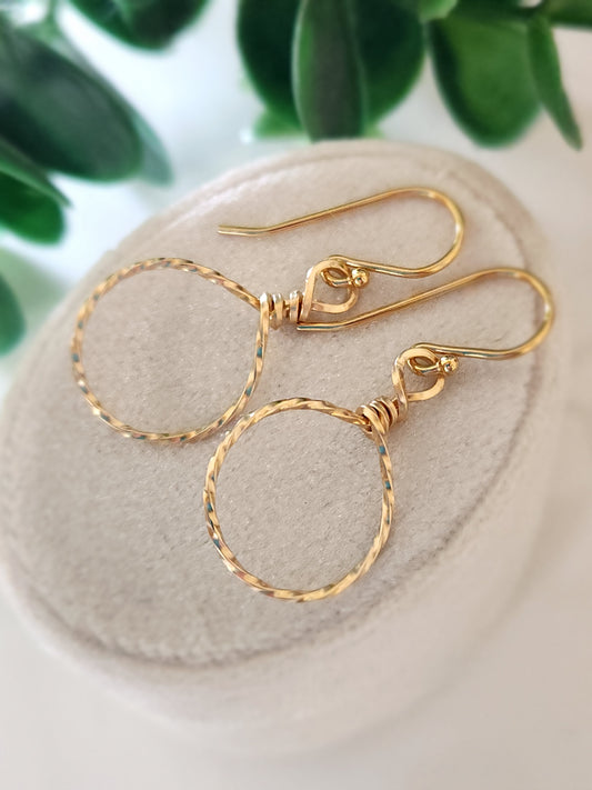 Shoreline Swirl Earrings 14k Gold-Filled