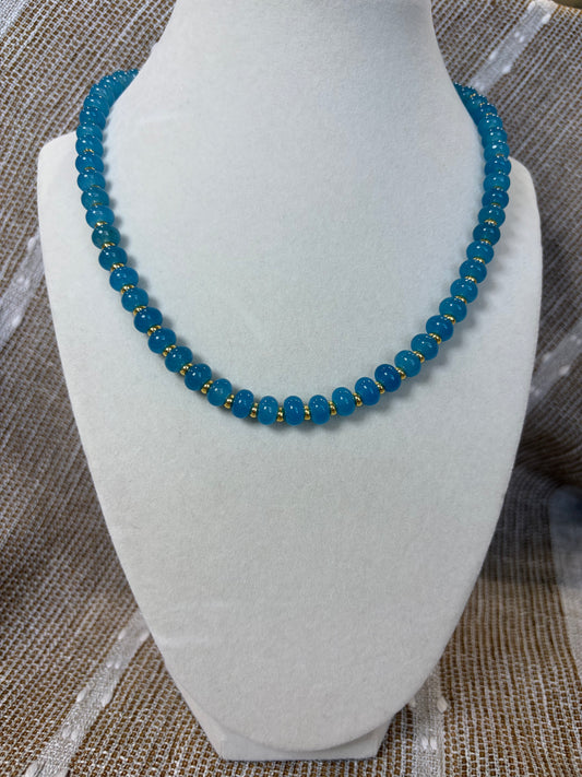 Blue Agate Necklace