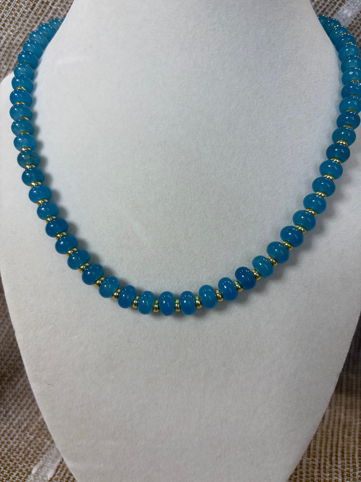 Blue Agate Necklace