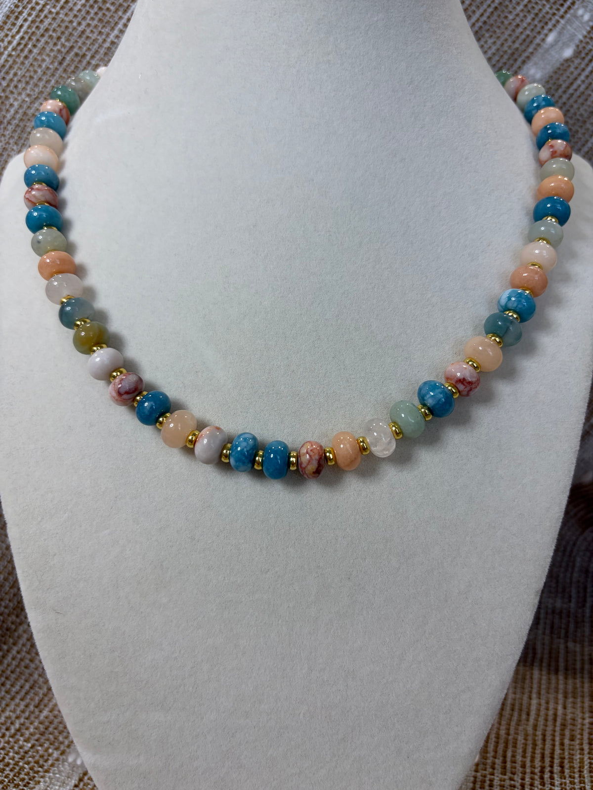 ￼Mottled Jasper Necklace