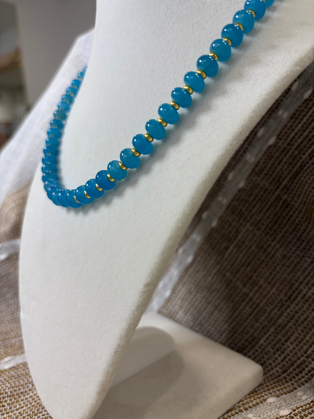 Blue Agate Necklace