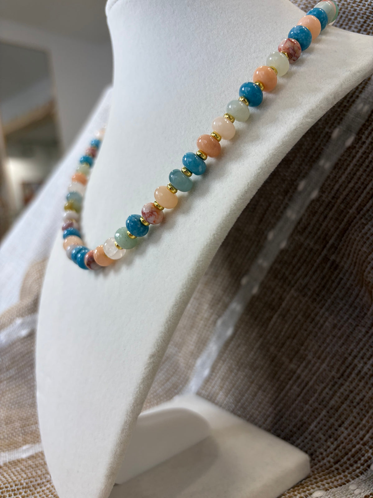 ￼Mottled Jasper Necklace