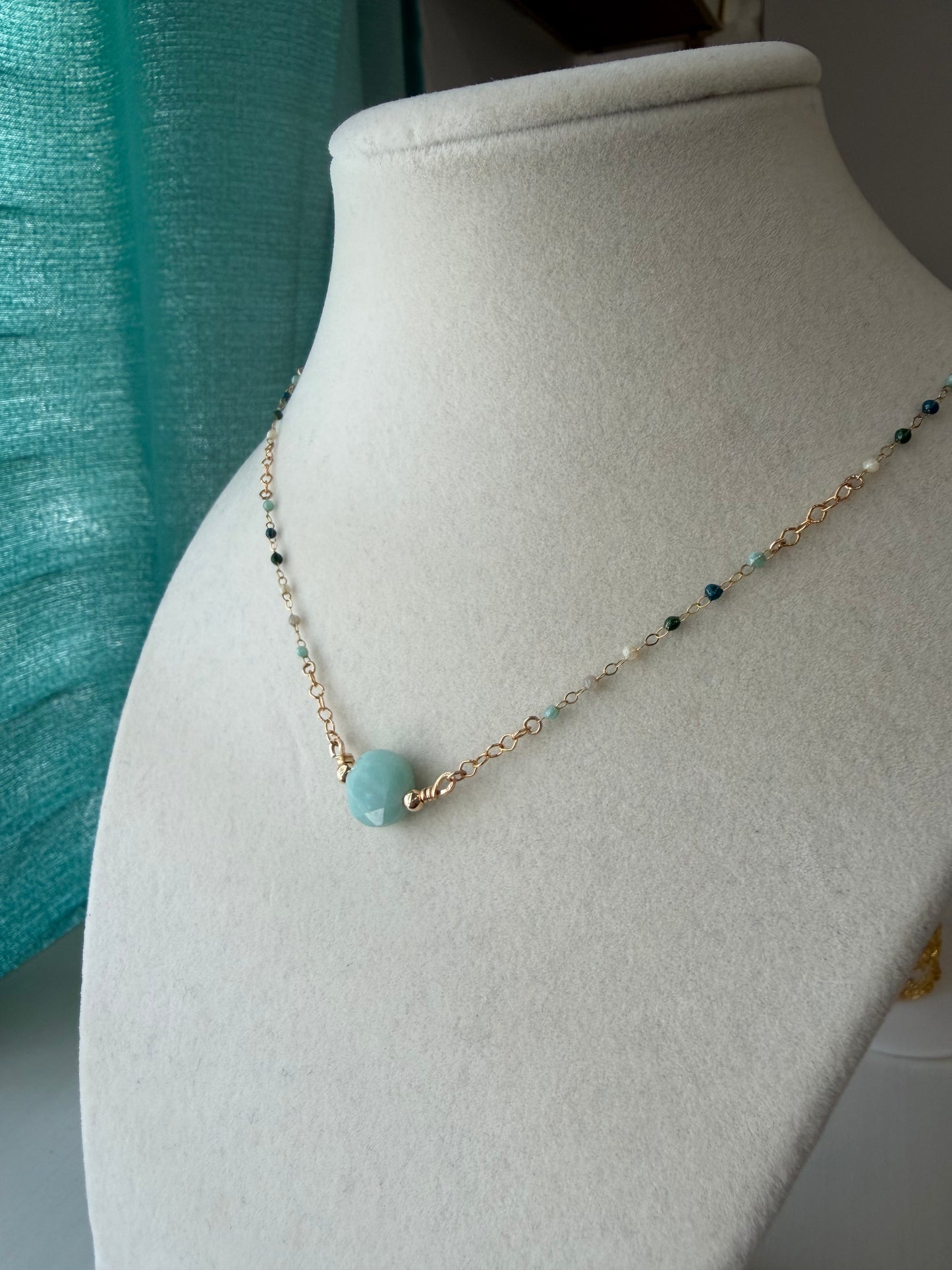 Tidal Amazonite Necklace