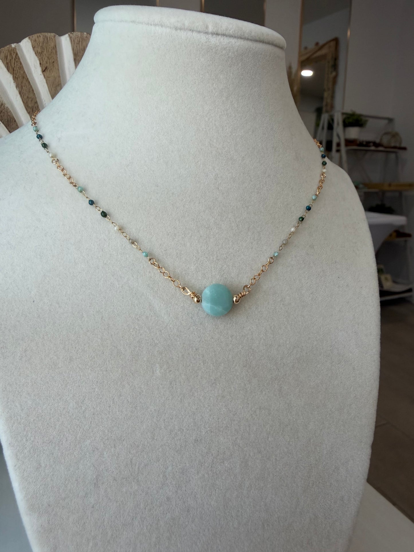 Tidal Amazonite Necklace