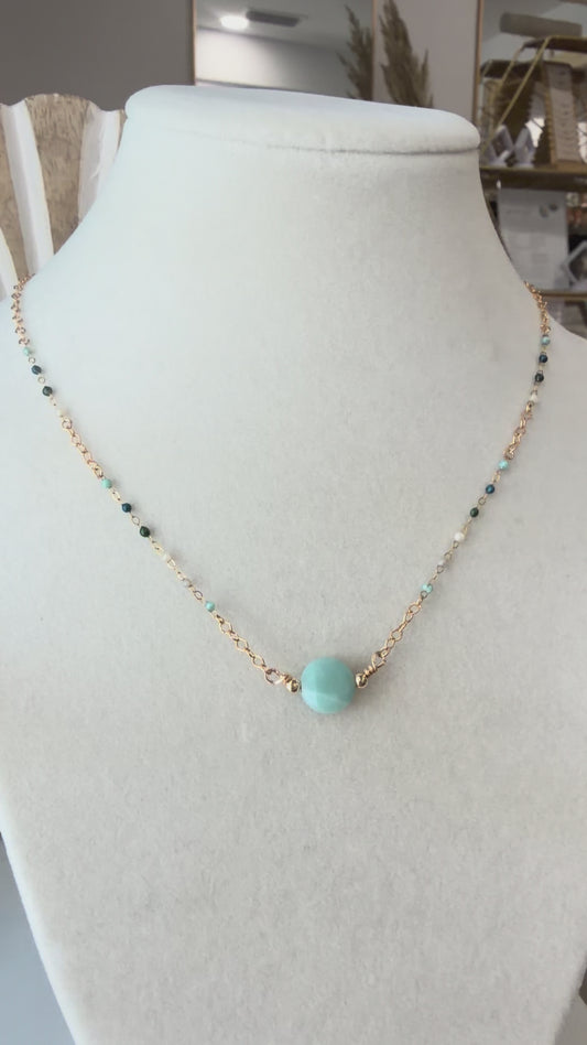 Tidal Amazonite Necklace